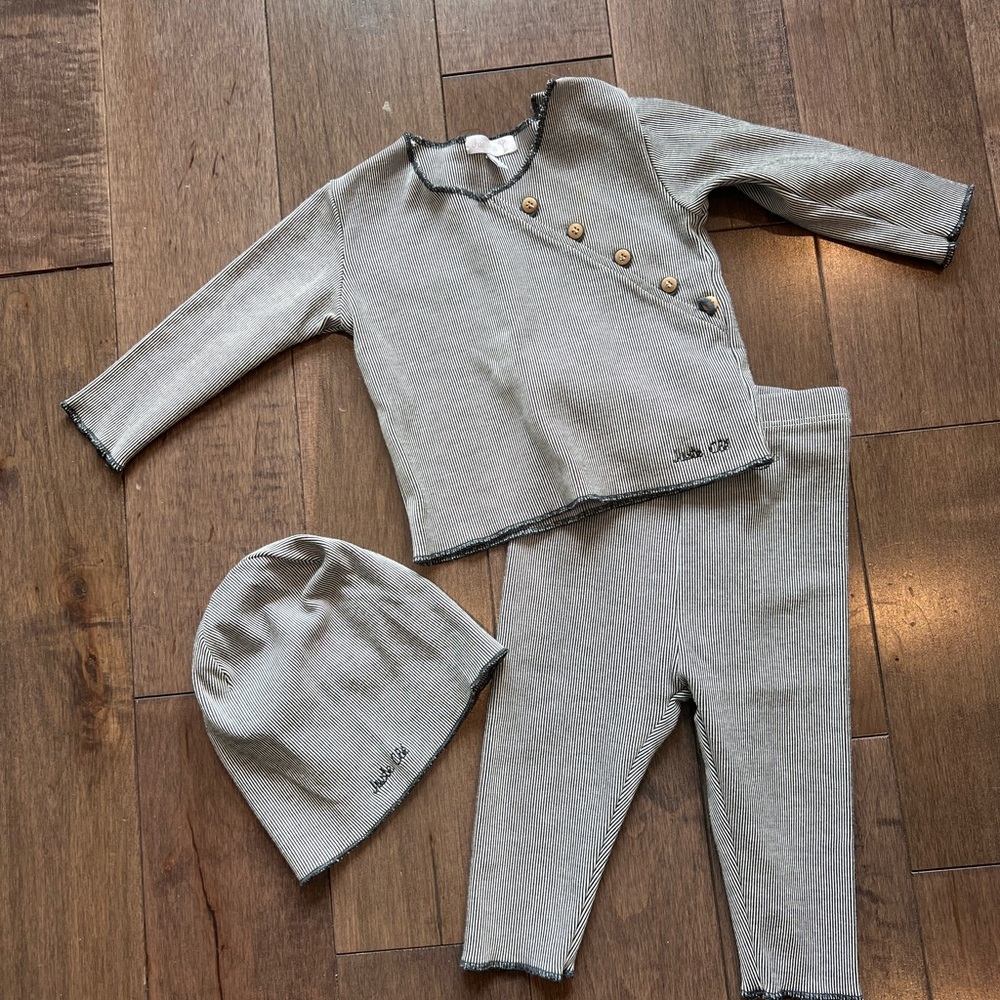 Baby Gray outfit Set